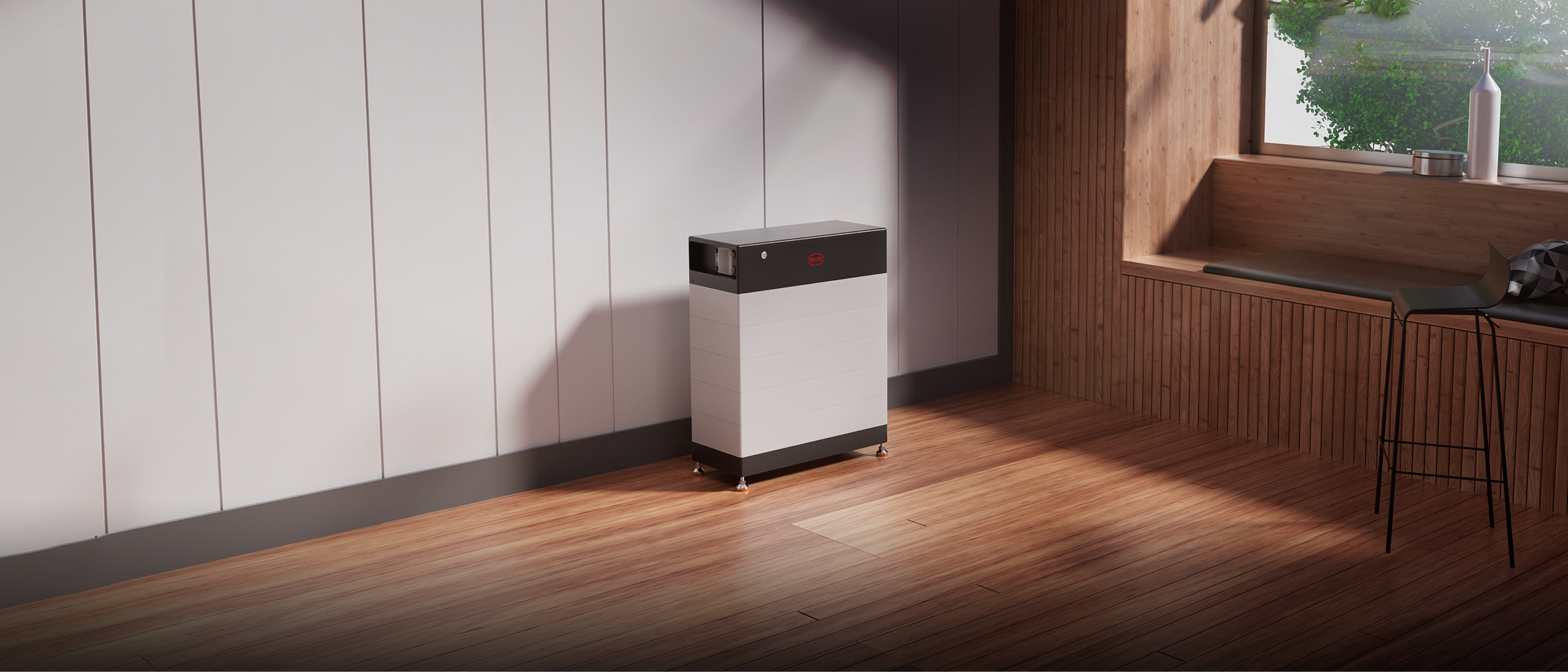 BYD Battery-Box HVB Hochvolt-Speicher mit modularen LFP-Batteriemodulen – modernes PV-Speichersystem für private und gewerbliche Solaranlagen.