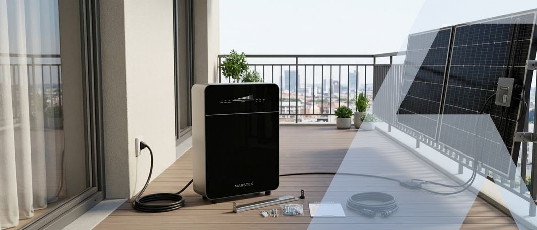 Marstek Venus E 3.0 AC-Speicher beim Einrichten und Anschluss im Hausnetz mit App-Steuerung und Nutzung ohne Smart Meter