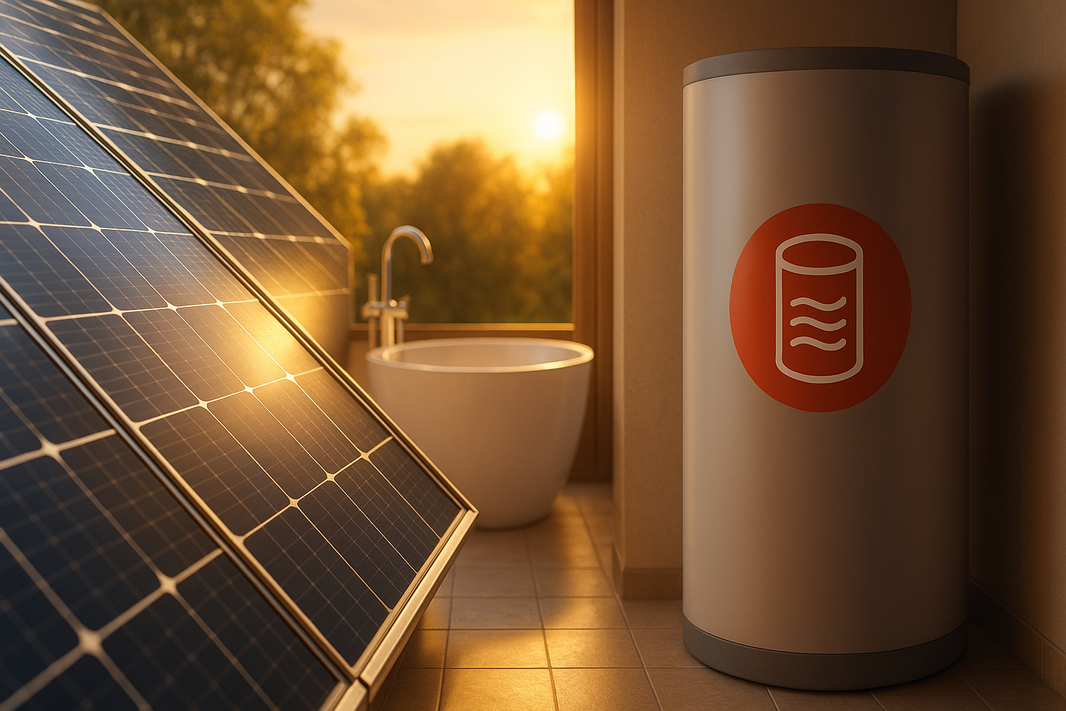 Warmwasser mit PV Heizstab – So nutzt du deinen Solarstrom effizient