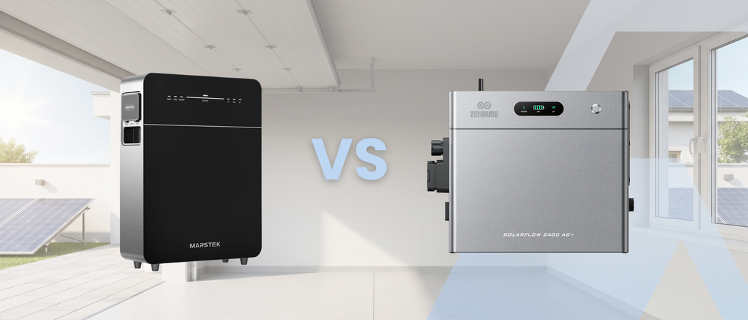 Zendure SolarFlow 2400 AC+ und Marstek Venus E AC-Speicher im Vergleich