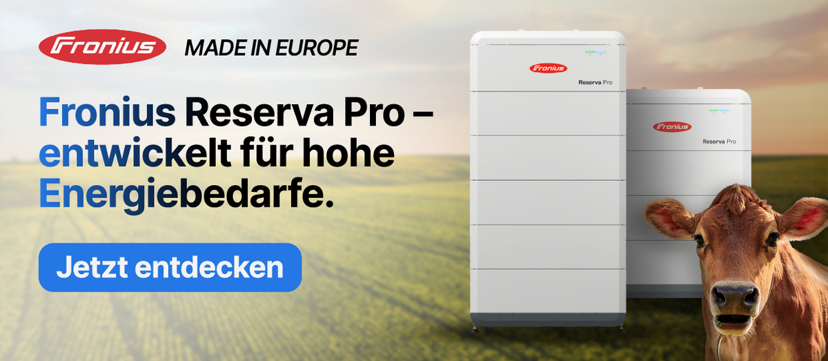 Fronius Reserva Pro Batteriespeicher für hohe Energiebedarfe
