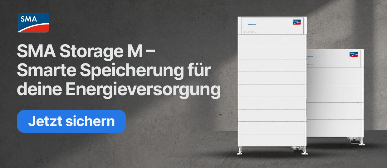 SMA Storage M Batteriespeicher jetzt bei 1ASOL sichern