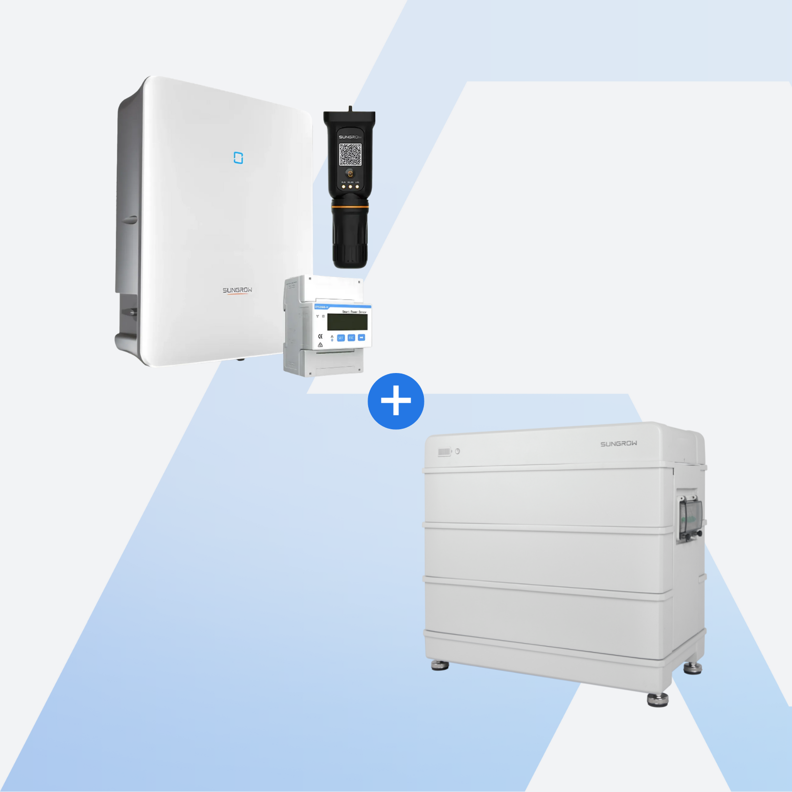 Sungrow Energie-Kit – SH10.0RT-20 mit SBR096 V13.2 Speicher und Smartmeter