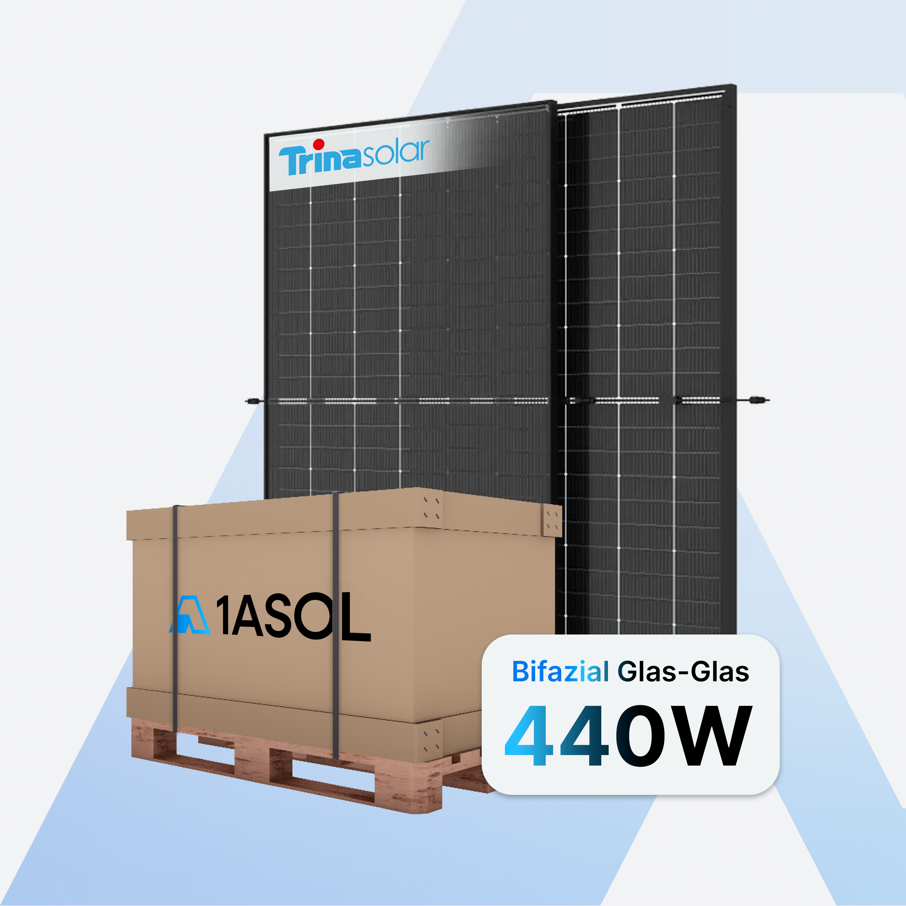 Trina Vertex S Plus 440W Glas-Glas Solarmodul