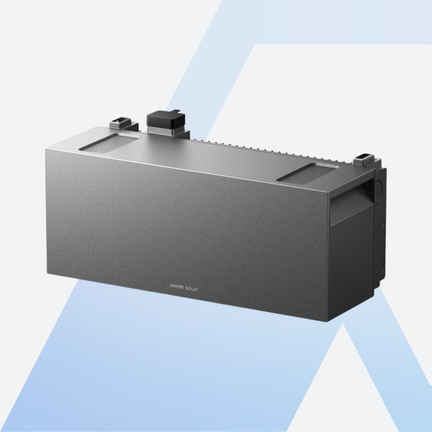 Anker SOLIX BP7000 Erweiterungsbatterie 7 kWh, Schrägansicht mit Stapelanschluss oben