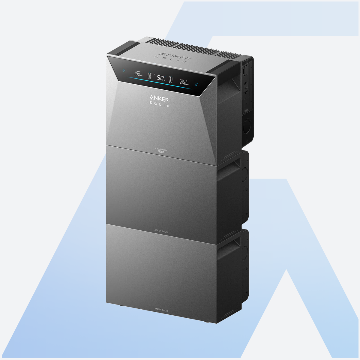 Anker SOLIX Solarbank 4 Pro E5000 + 2 x BP5000 Erweiterungsakku 15 kWh, Speicherturm im Set