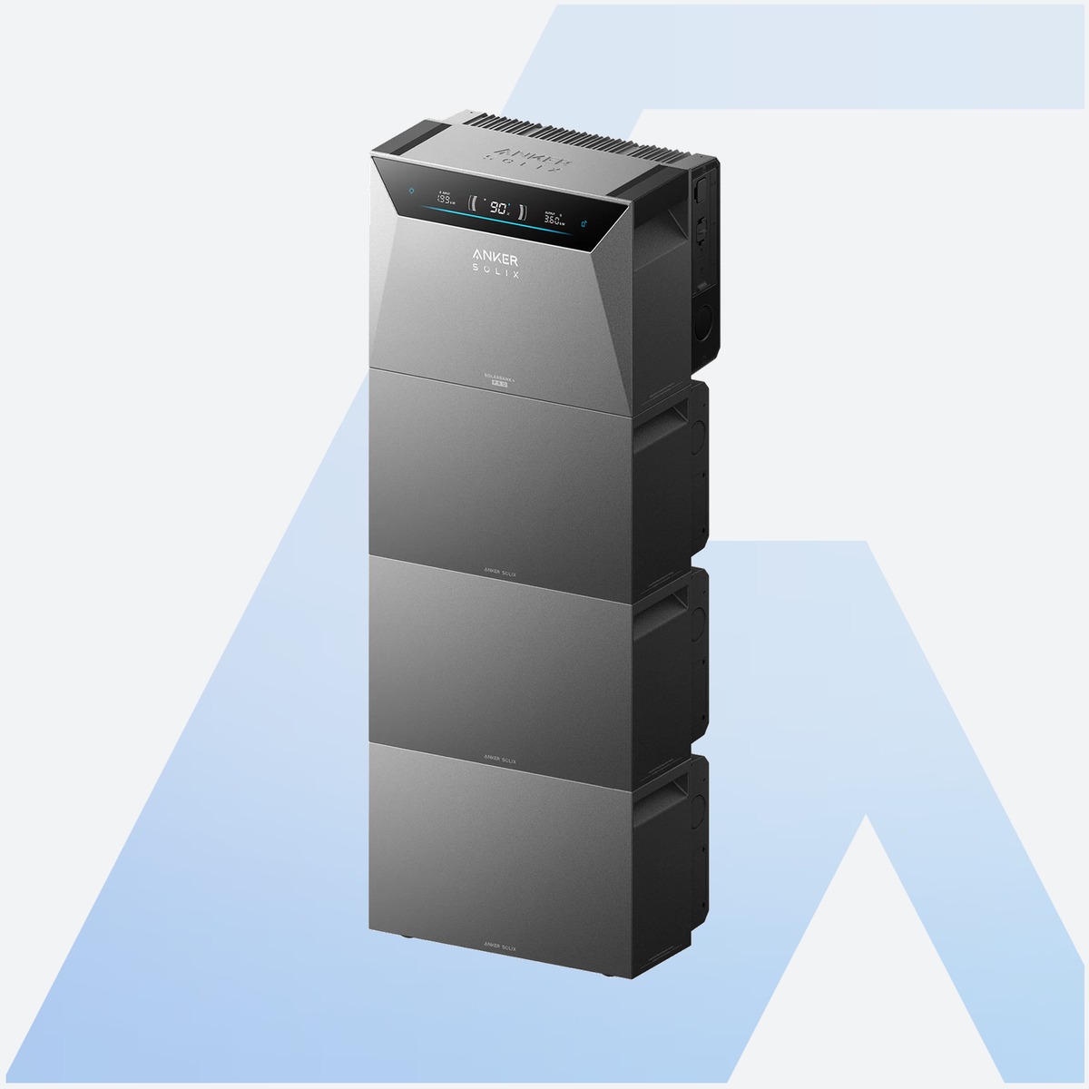 Anker SOLIX Solarbank 4 Pro E5000 + 3 x BP5000 Erweiterungsakku 20 kWh, Speicherturm im Set