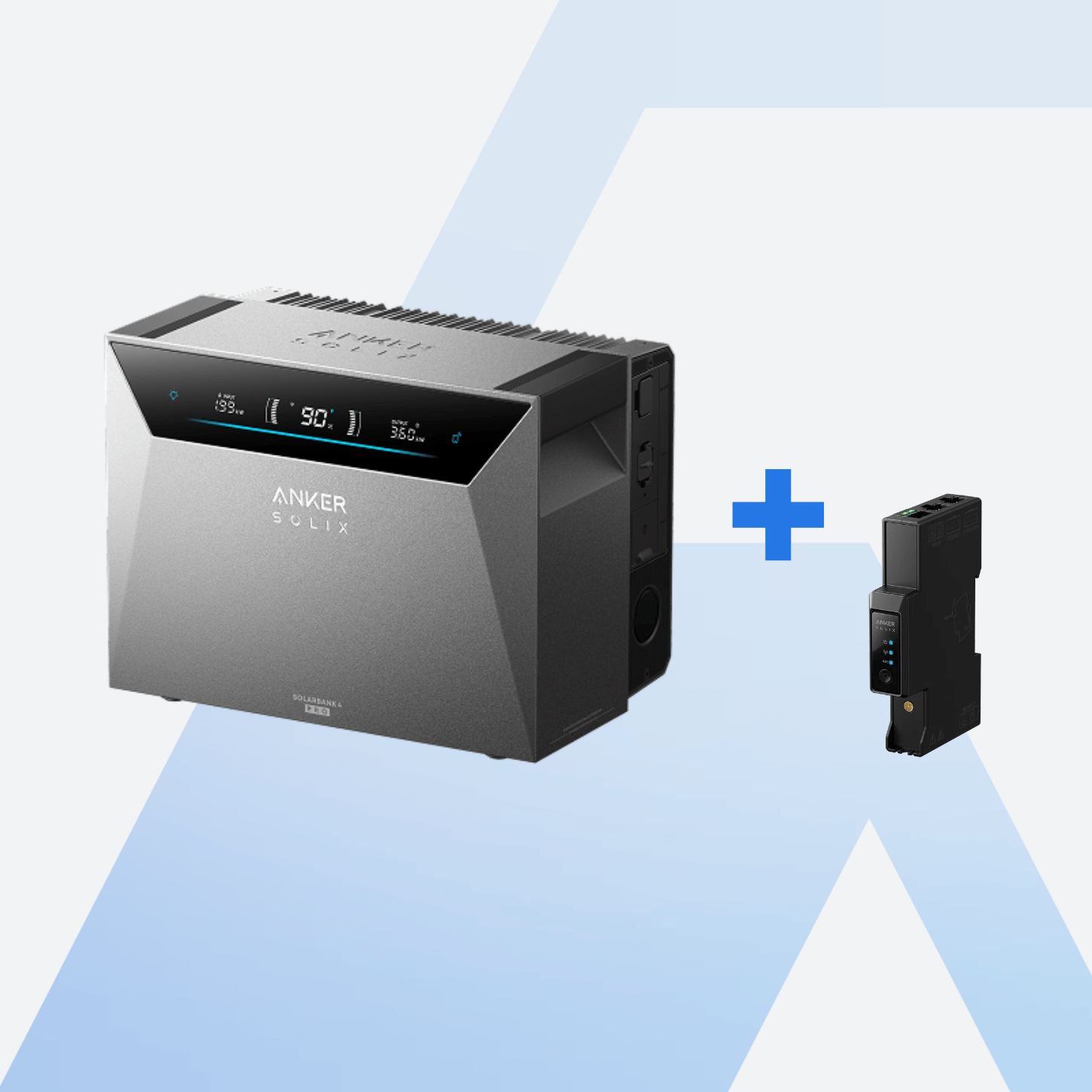 Anker SOLIX Solarbank 4 Pro E5000 mit Smart Meter Gen 2 dreiphasig im Set