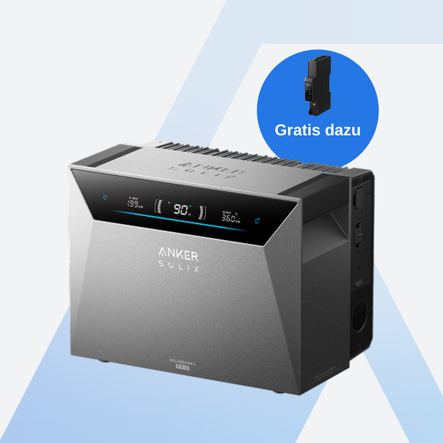 Anker SOLIX Solarbank 4 Pro E5000 5 kWh mit Smart Meter Gen 2 gratis dazu