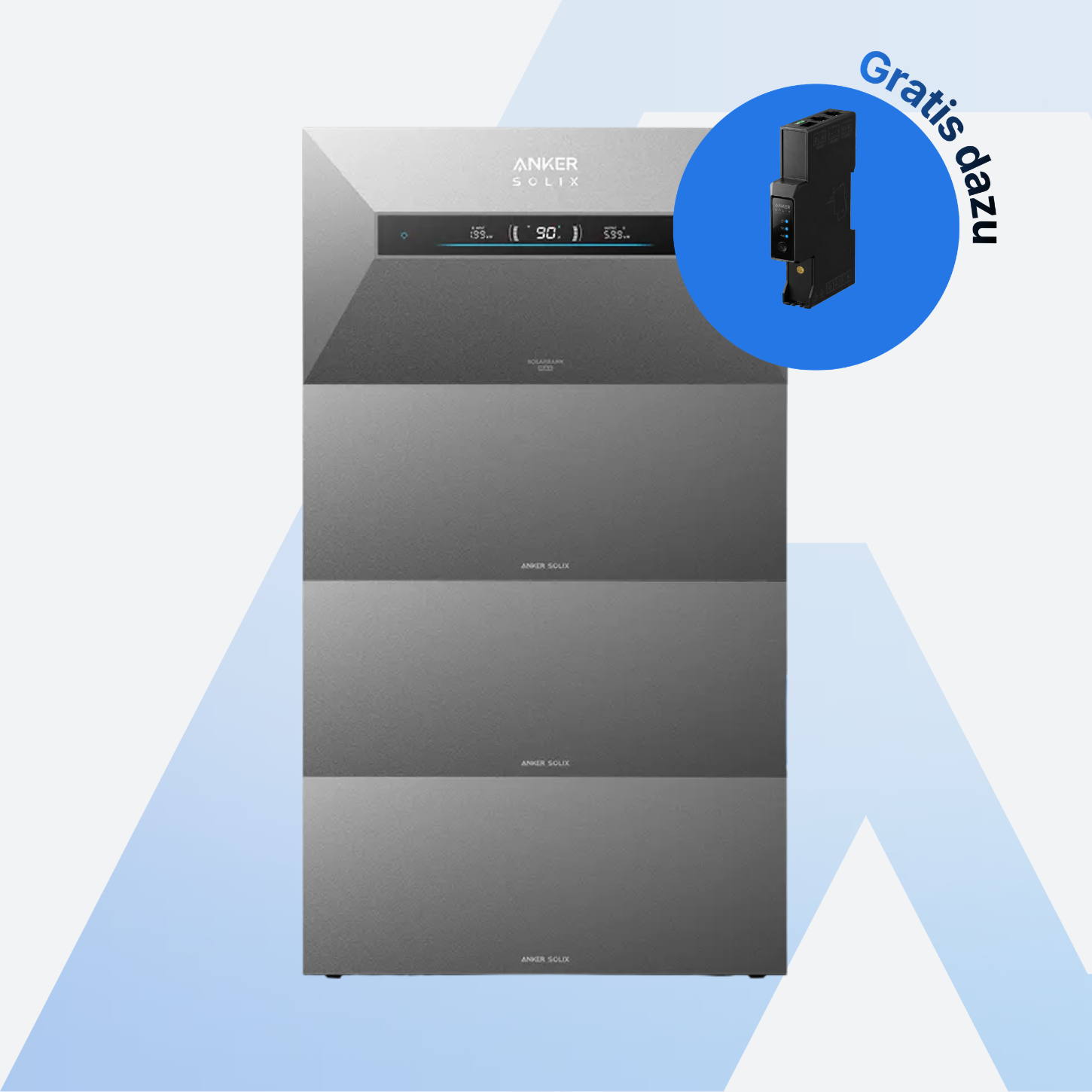 Anker SOLIX Solarbank Max AC + 3× BP7000 28 kWh inkl. Smart Meter Gen 2 – Speicherturm im Set