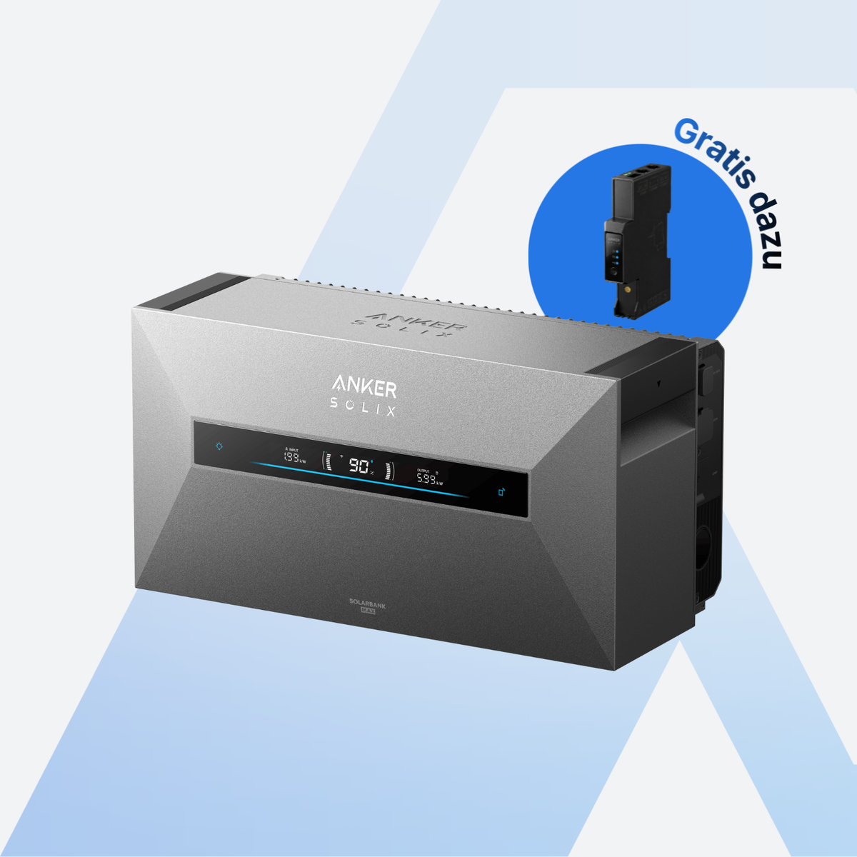 Anker SOLIX Solarbank Max AC 7 kWh mit Smart Meter Gen 2 gratis dazu