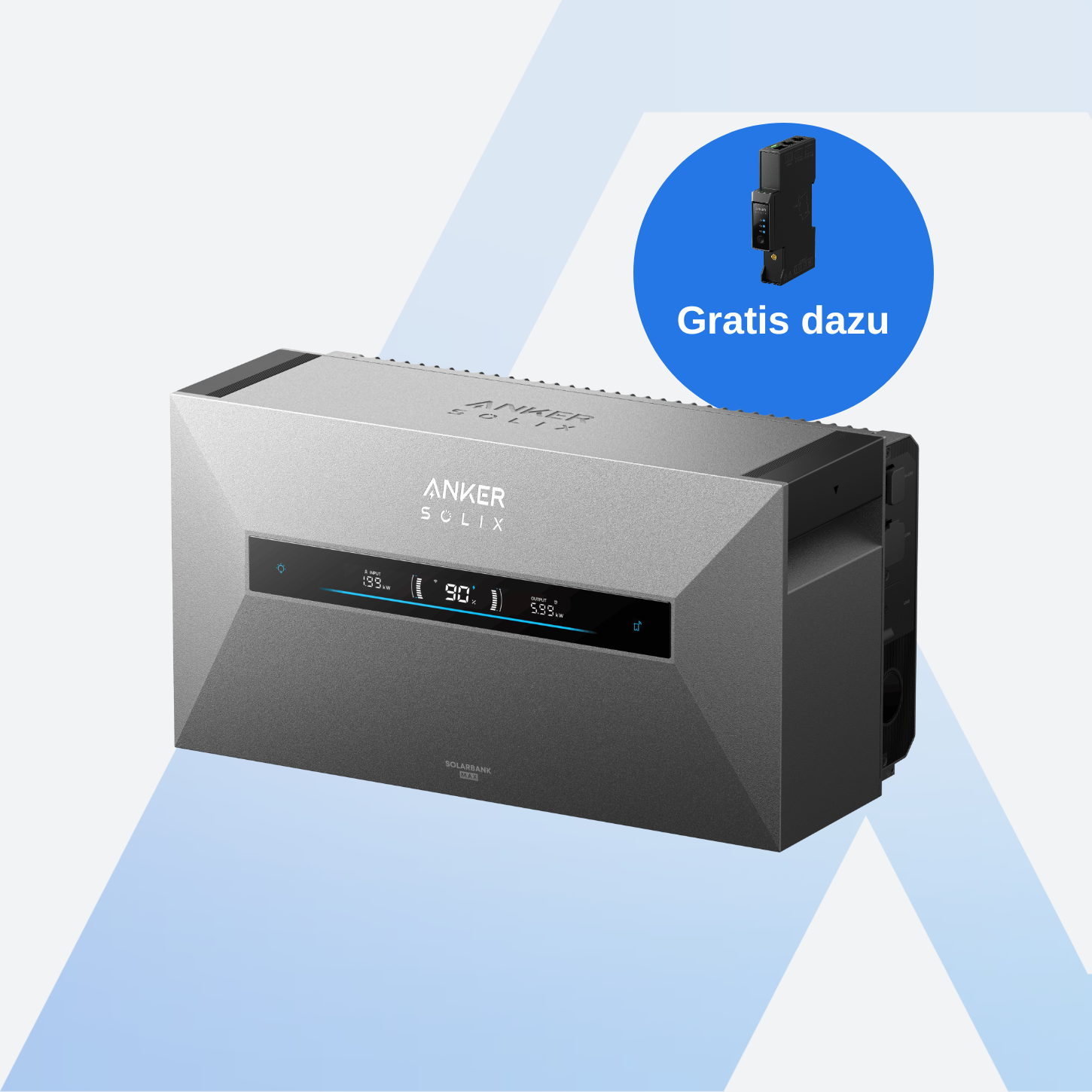 Anker SOLIX Solarbank Max AC 7 kWh mit Smart Meter Gen 2 gratis dazu