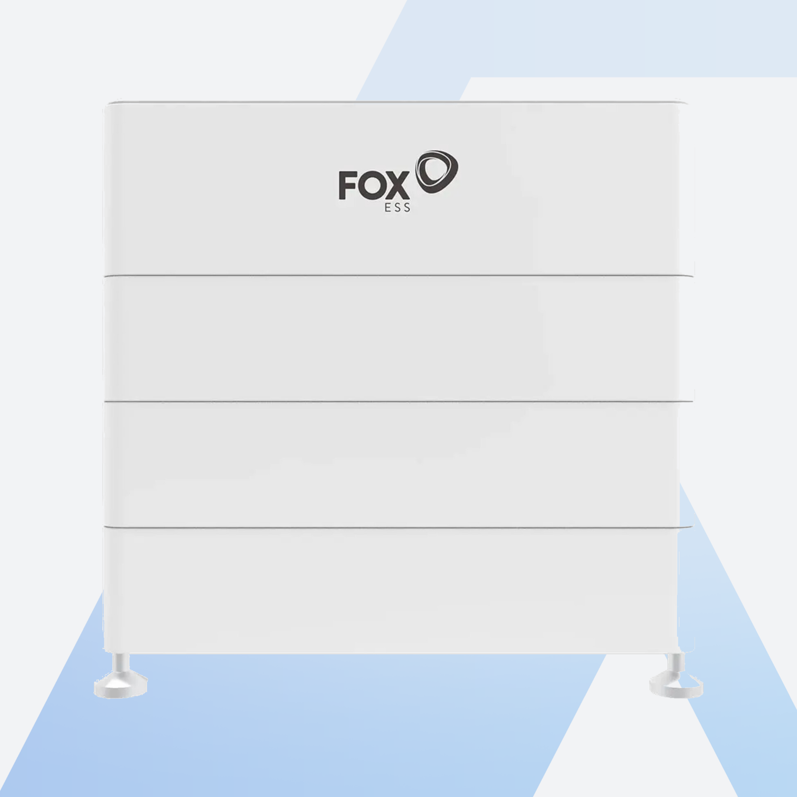 Fox ESS EQ5000-P-L4 Batteriespeicher 19,88 kWh, Turm aus Leistungsmodul und drei Erweiterungsmodulen