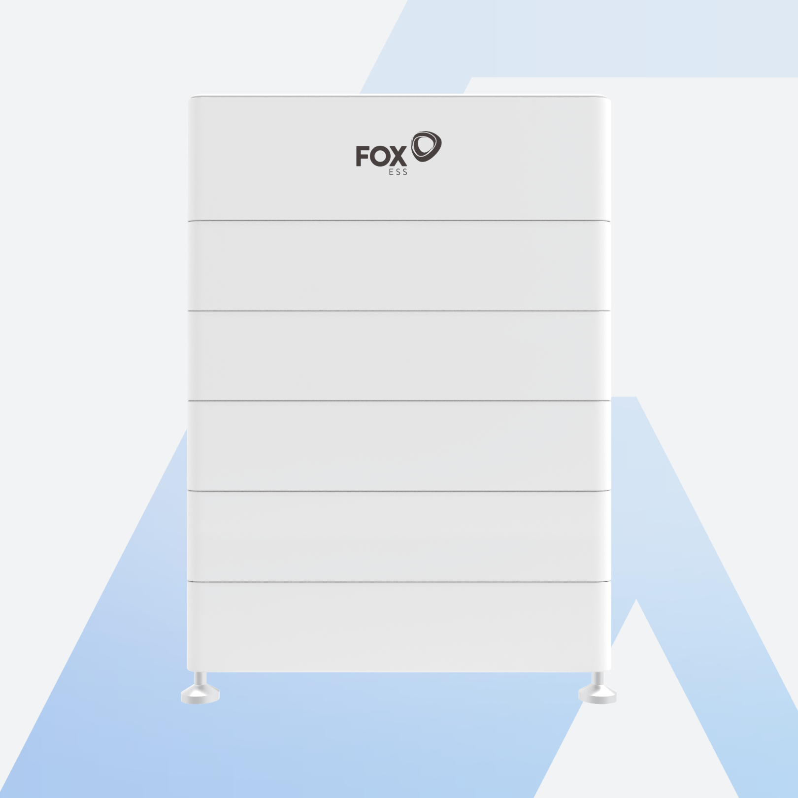 Fox ESS EQ5000-P-L6 Batteriespeicher 29,82 kWh, Turm aus Leistungsmodul und fünf Erweiterungsmodulen