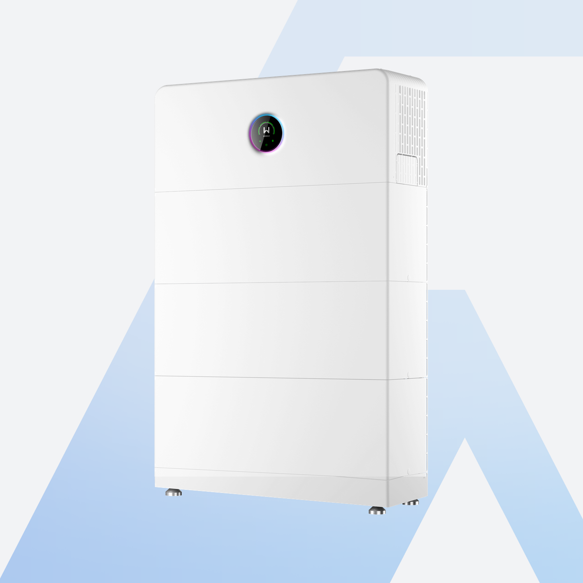GoodWe ESA All-in-One Speichersystem 15 kW + 15 kWh, Schrägansicht von links mit Lüftungsseite