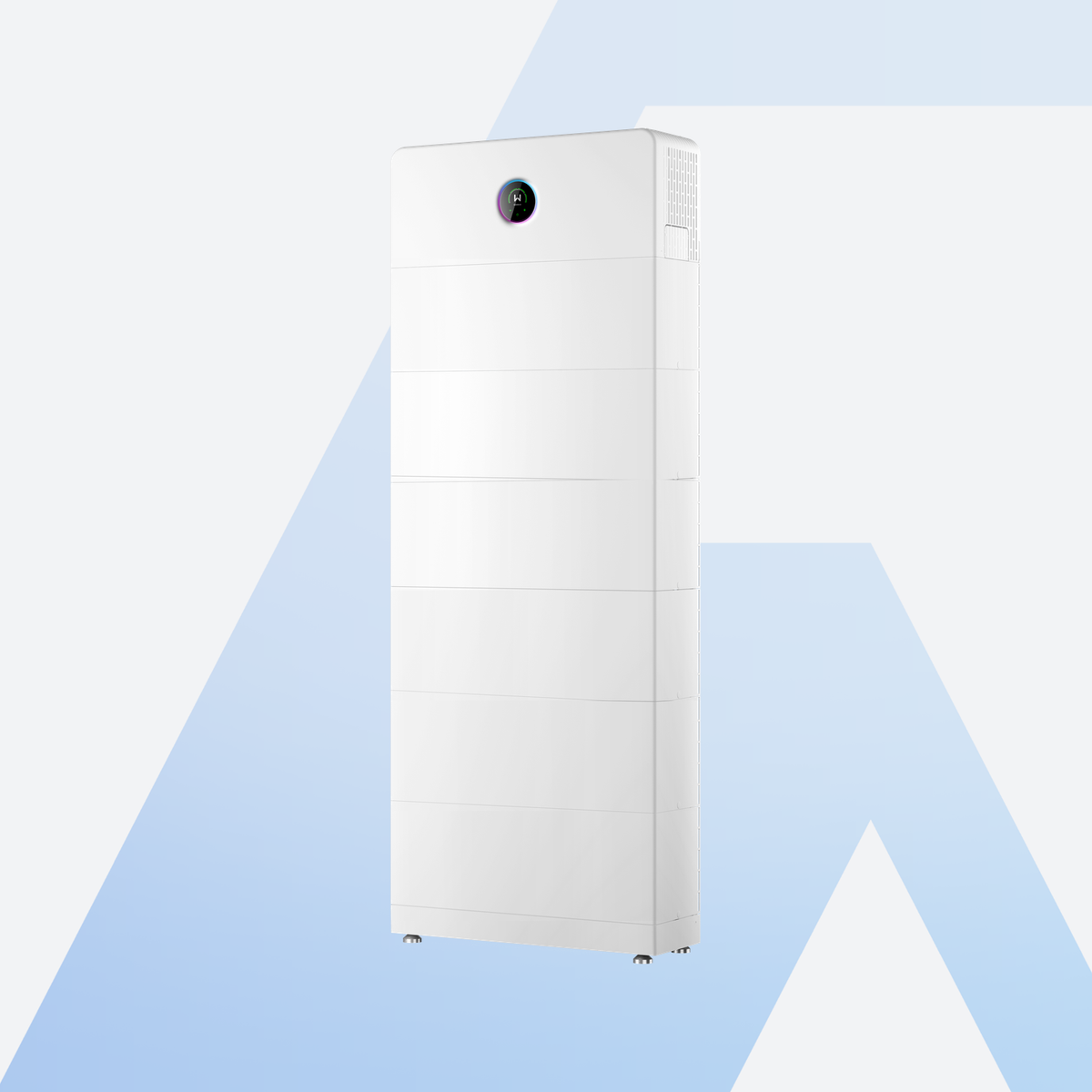 GoodWe ESA All-in-One Speichersystem 30 kW + 48 kWh, Schrägansicht von links mit Lüftungsseite