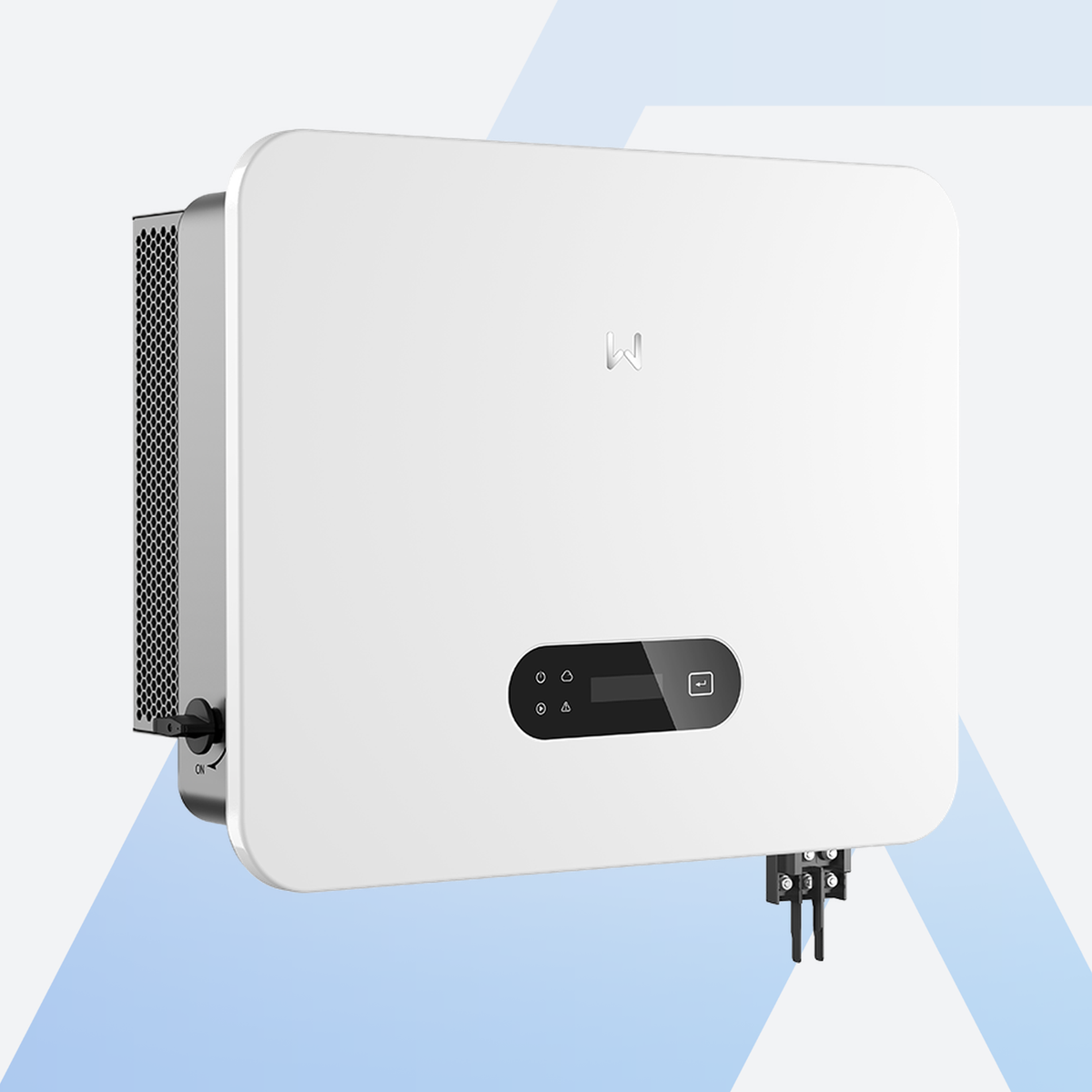 GoodWe GW25K-SDT-30 String-Wechselrichter 25 kW, Ansicht schräg von links