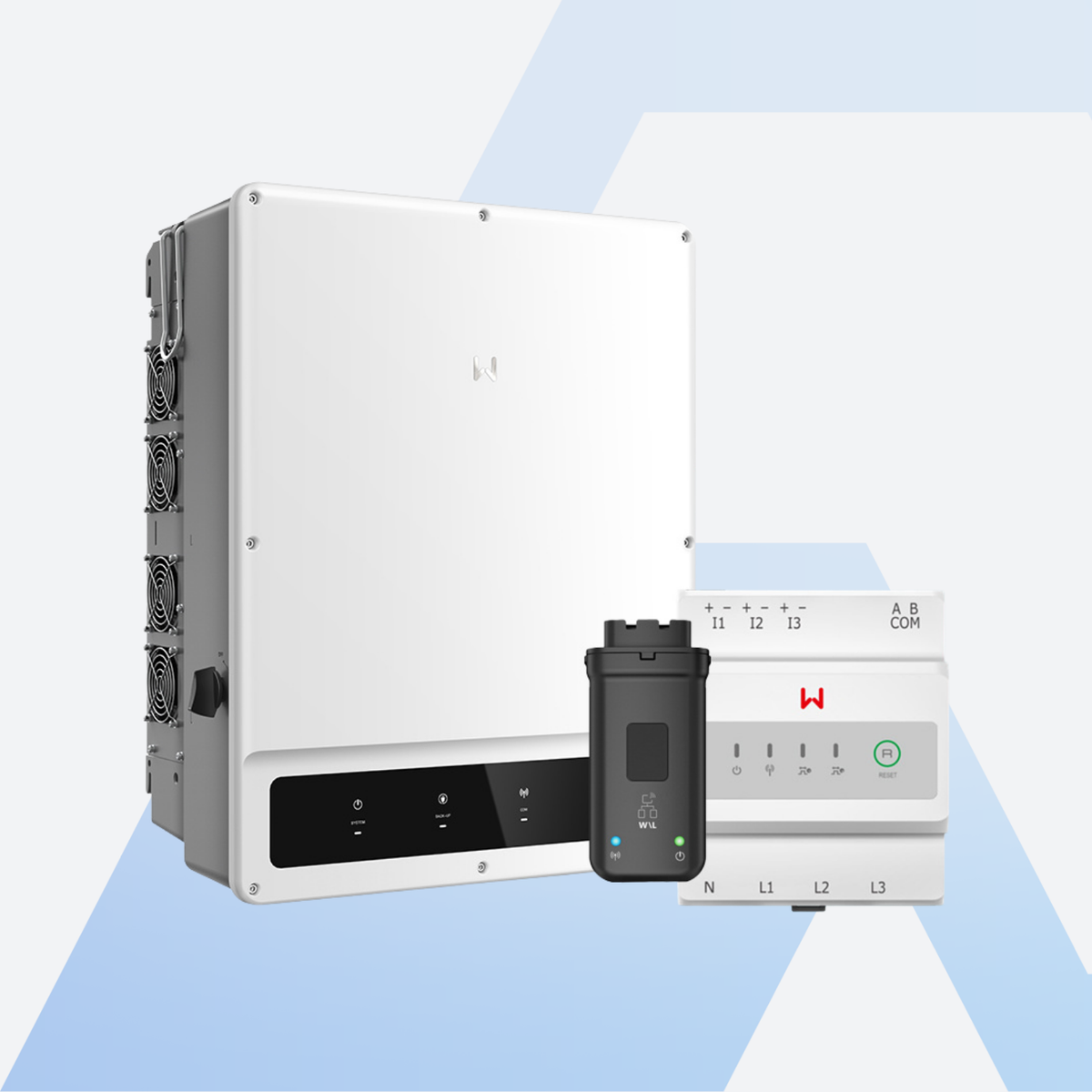 GoodWe GW40K-ET-10 Hybrid-Wechselrichter 40 kW mit WiFi/LAN-Dongle und Smart Meter aus dem Lieferumfang