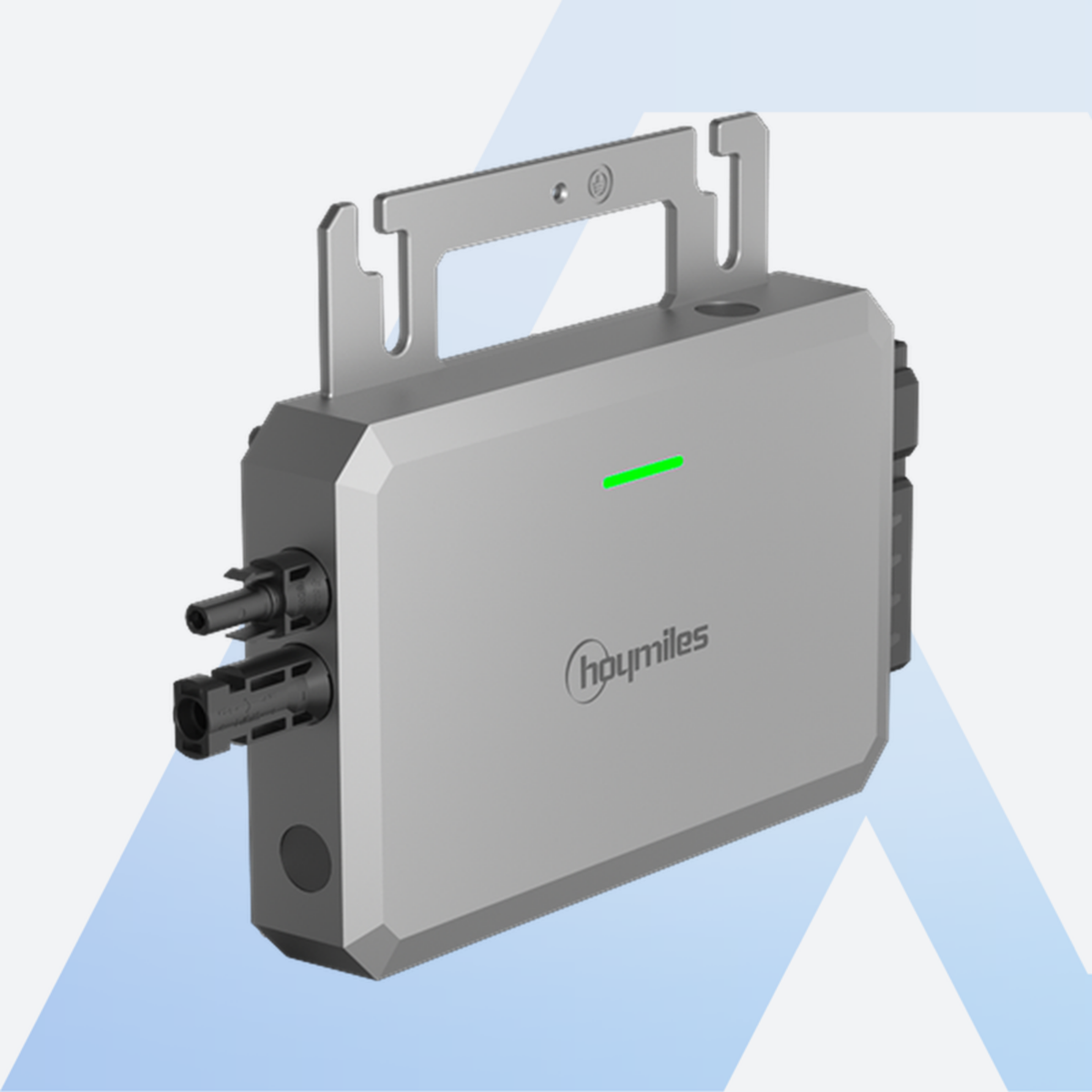 Hoymiles HiFlow HF-800-WB Mikro-Wechselrichter 800 VA, Seitenansicht mit DC-Steckverbindern