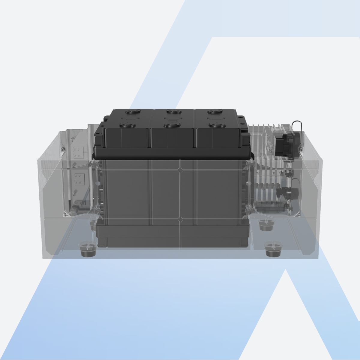 HYXI Halo Steuermodul HYX-MS3000AC, Innenaufbau mit Batteriezellen