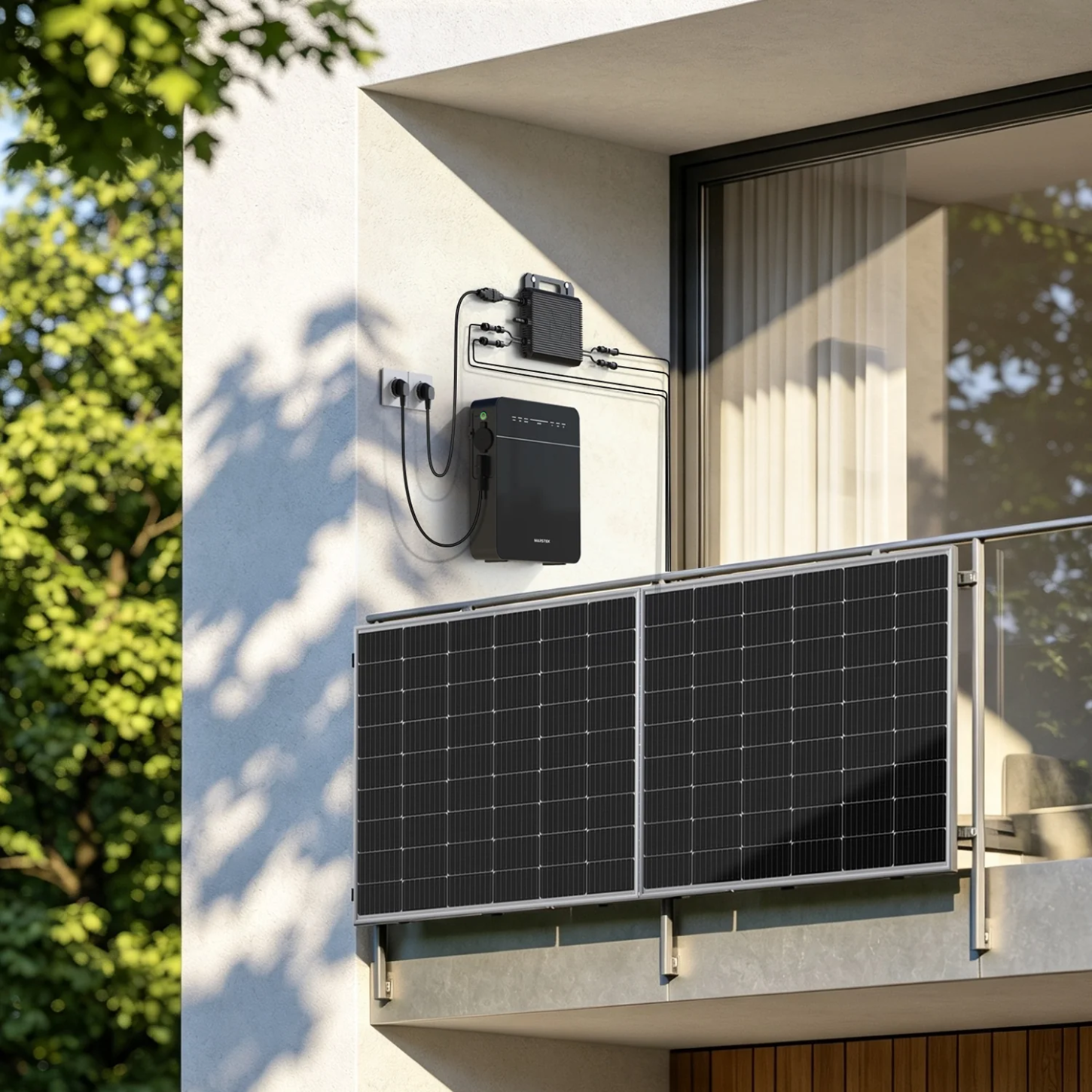 Marstek Venus E Mini Plug-in Batterie 2 kWh – Detailansicht