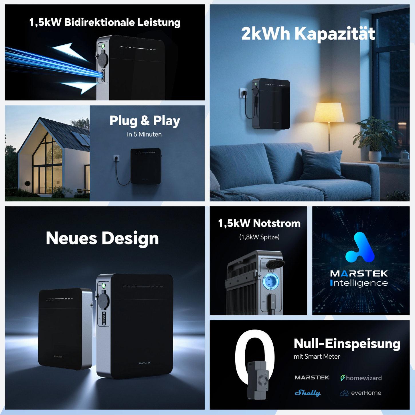 Marstek Venus E Mini Plug-in Batterie 2 kWh – weitere Detailansicht