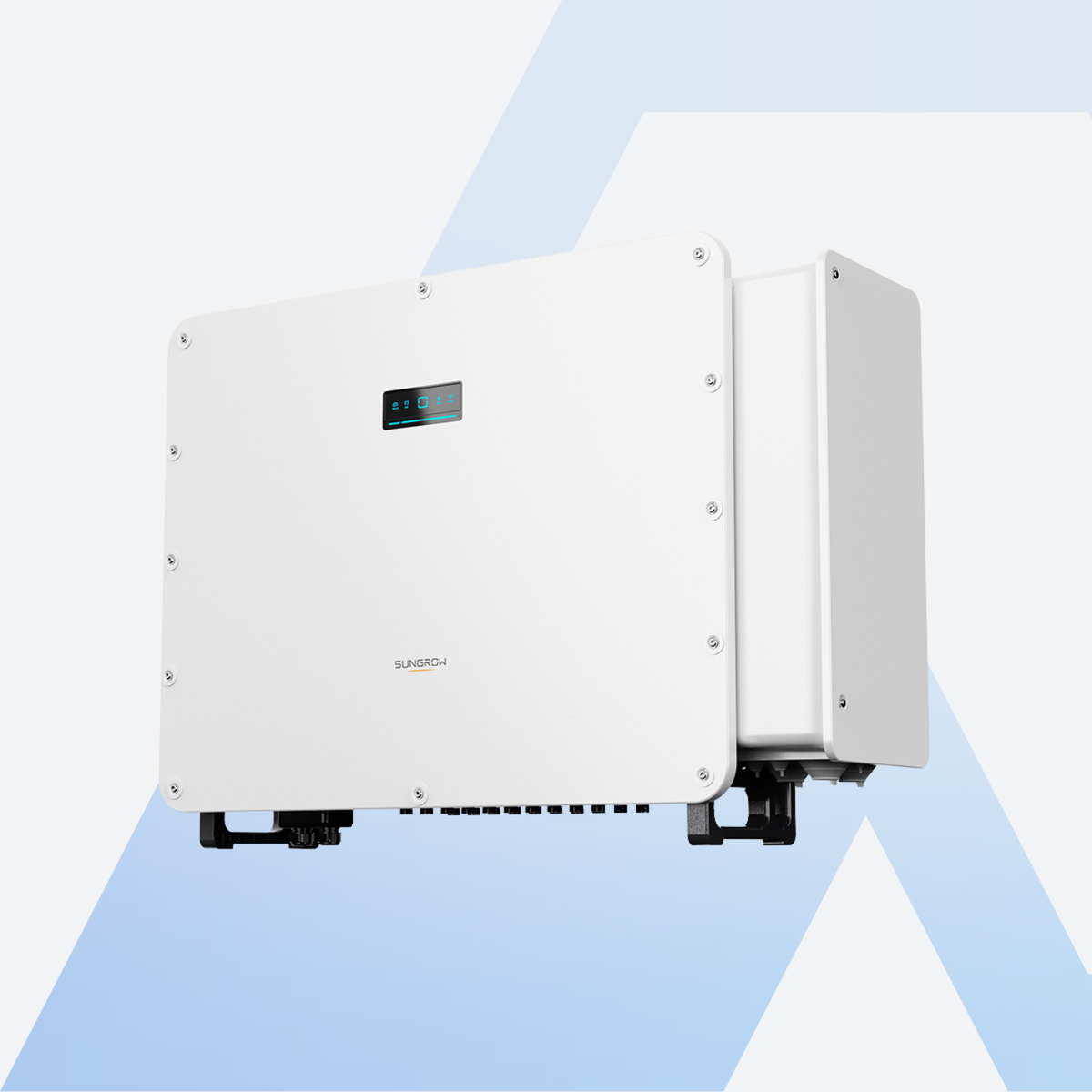 Sungrow SH80CX Hybrid-Wechselrichter 80 kW dreiphasig, Ansicht von schräg vorn mit DC-Schalter