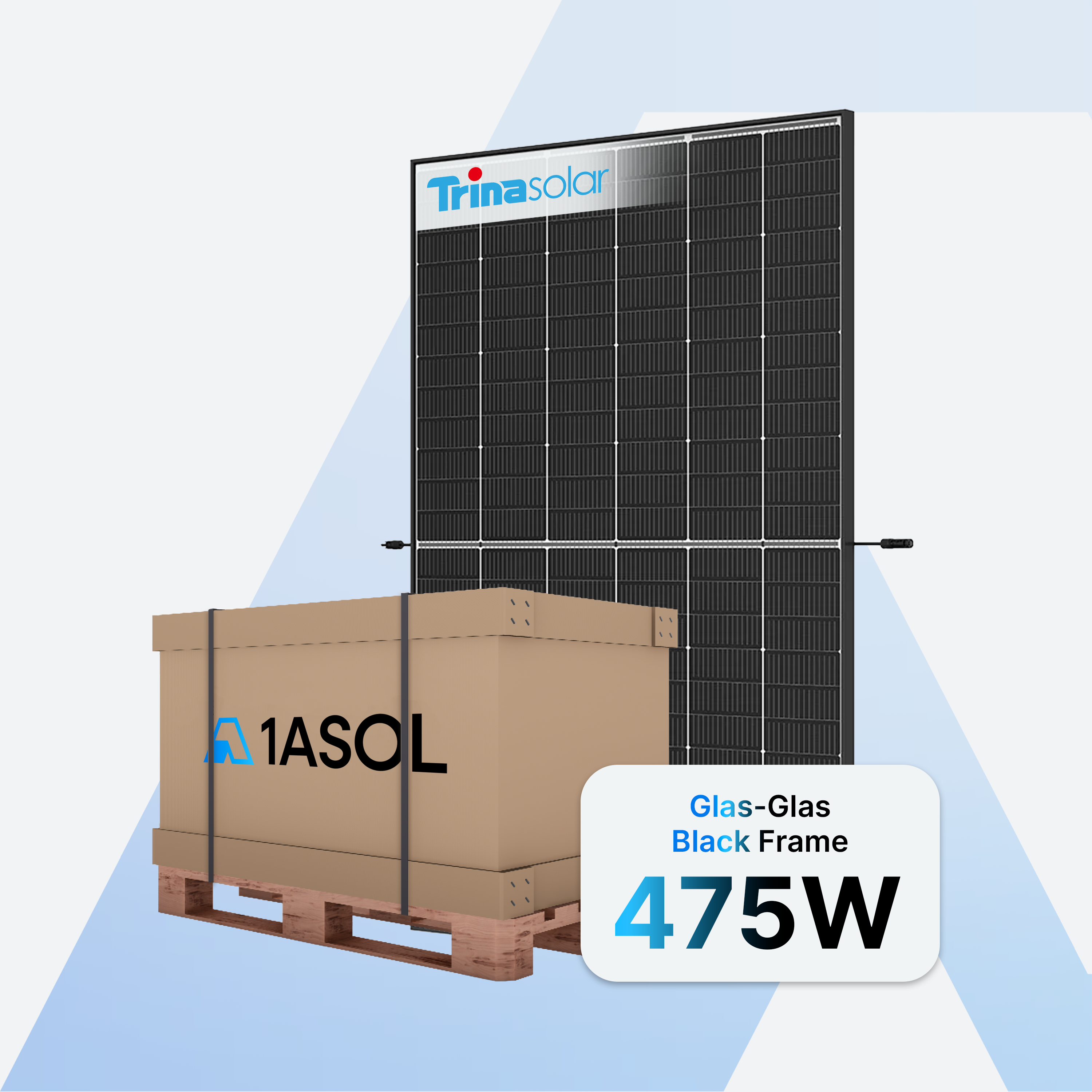 Trina Vertex S+ TSM-475NEG9R.28 Solarmodul 475 W, Glas-Glas Black Frame, Palette mit 36 Stück
